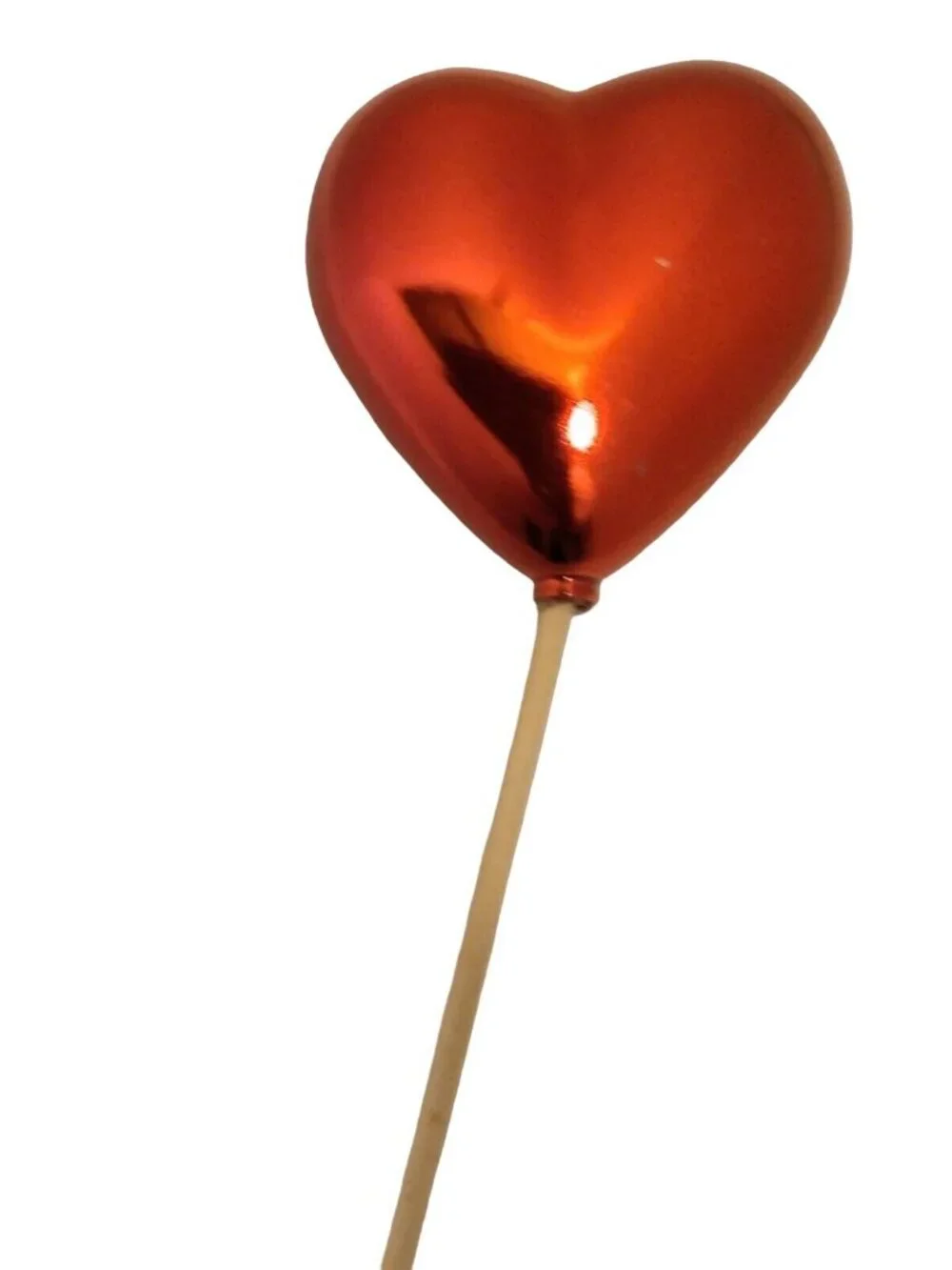 Valentine Heart Planter Wood Stake Decoration Floral Accent